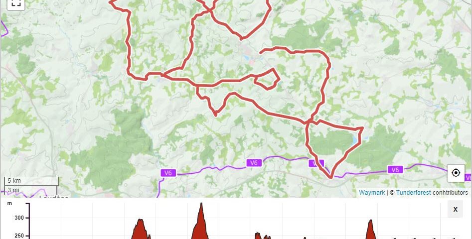Parcours de la course en ligne